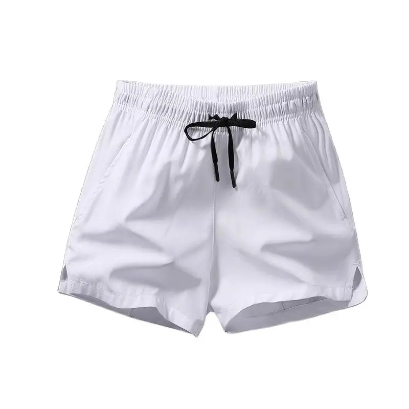 Calção esportiva monocromática masculina, calça de praia casual, moletom de corrida, suéter, moda verão, nova