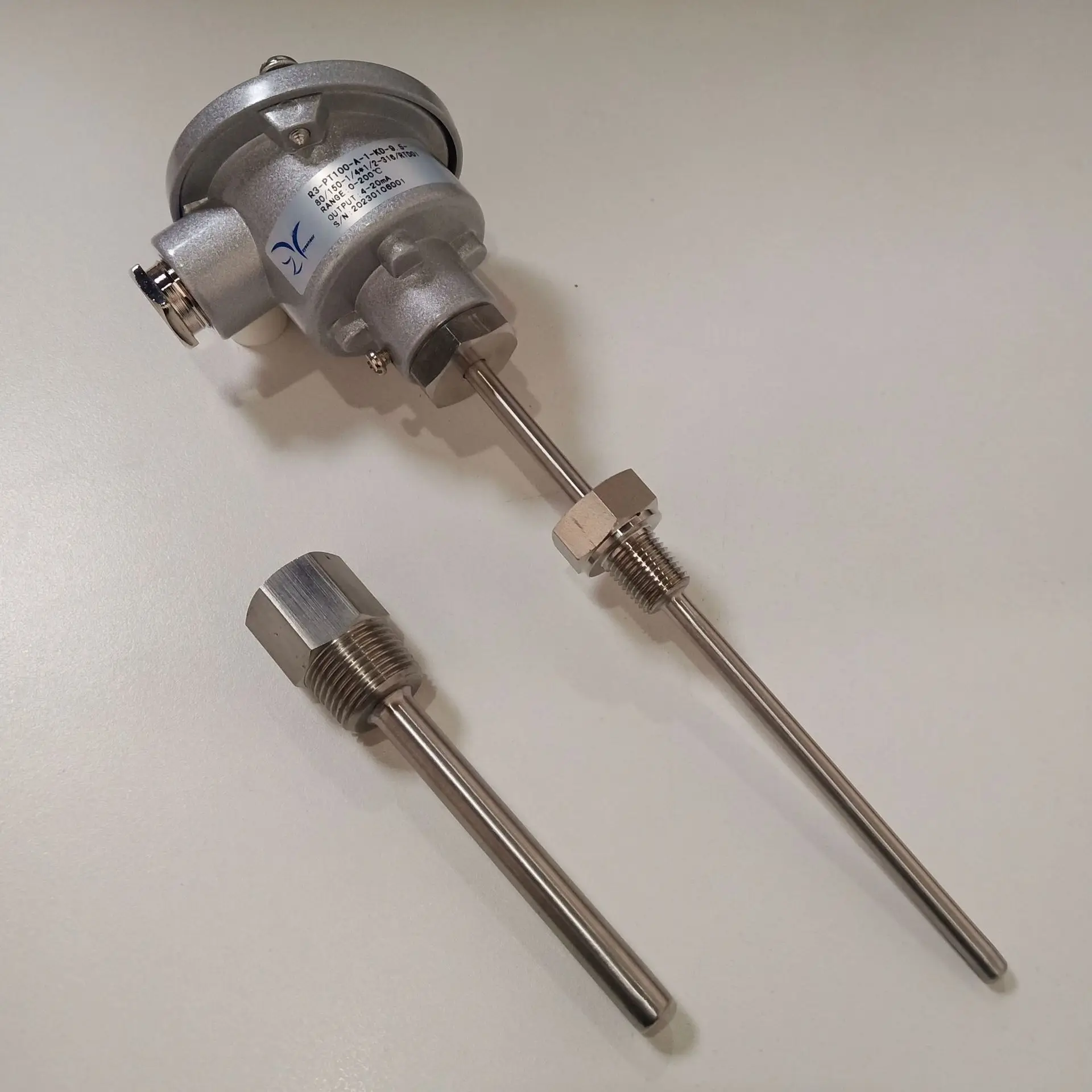 ZYSENSOR Casing Type Thermal Resistance, Tube Length 80/150MM 9.5MM 1/4 * 1/2 Thread 4-20MA
