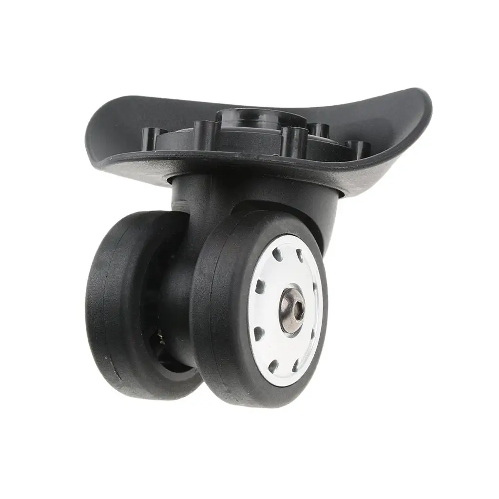 2 Pieces Small Suitcase Luggage Porous Wheels Replacement Casters for Trolley Easy Installation