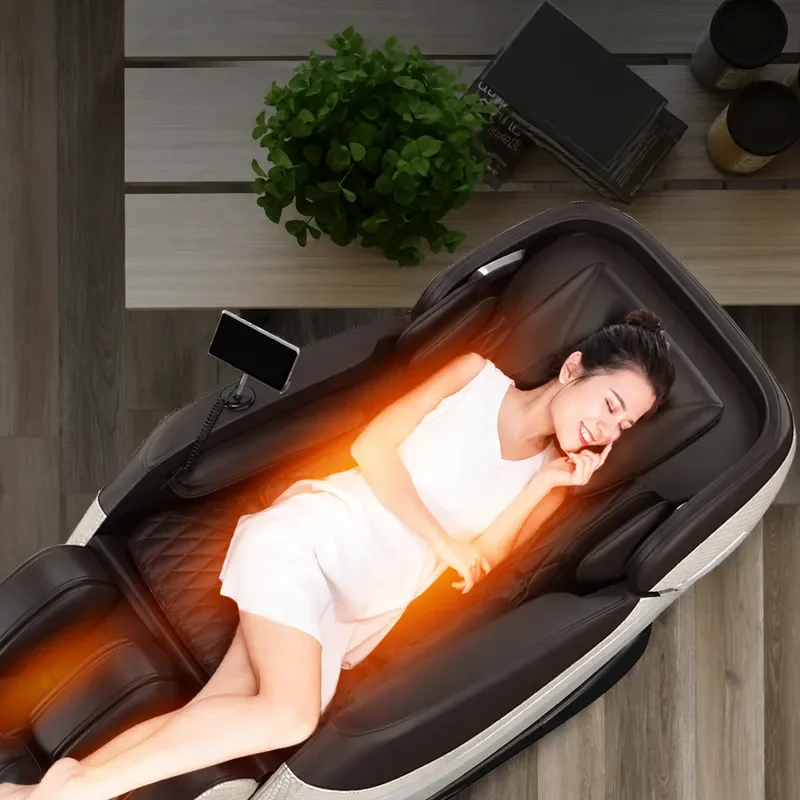 Luxury SL Guide Rail Massage Chair Household Multifunctional Zero Gravity Space Capsule Full Body Massager for Home Use