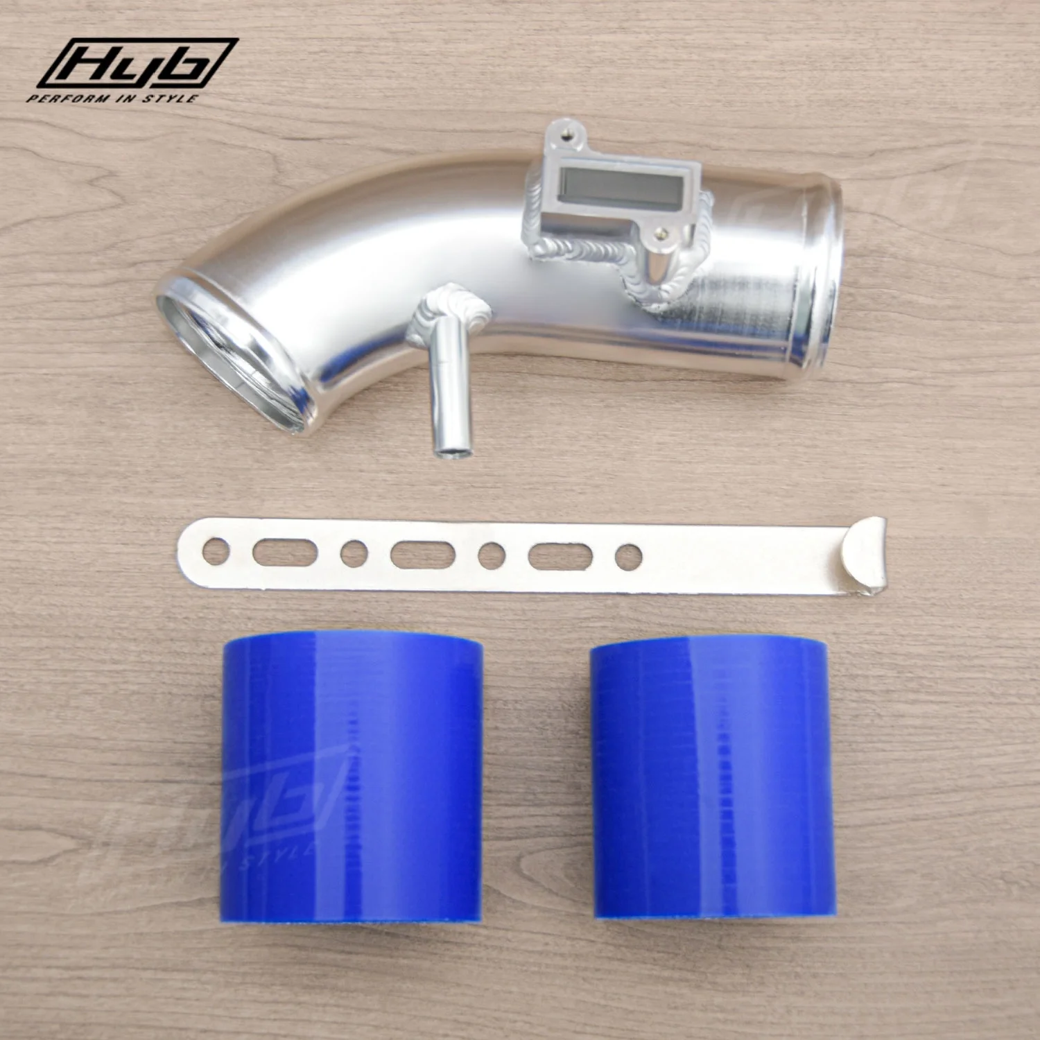 JDM سيارة تعديل كمية الأنابيب لهوندا FD1 08-11 سباق الألومنيوم كمية الأنابيب الكوع مع خرطوم السيليكون #4