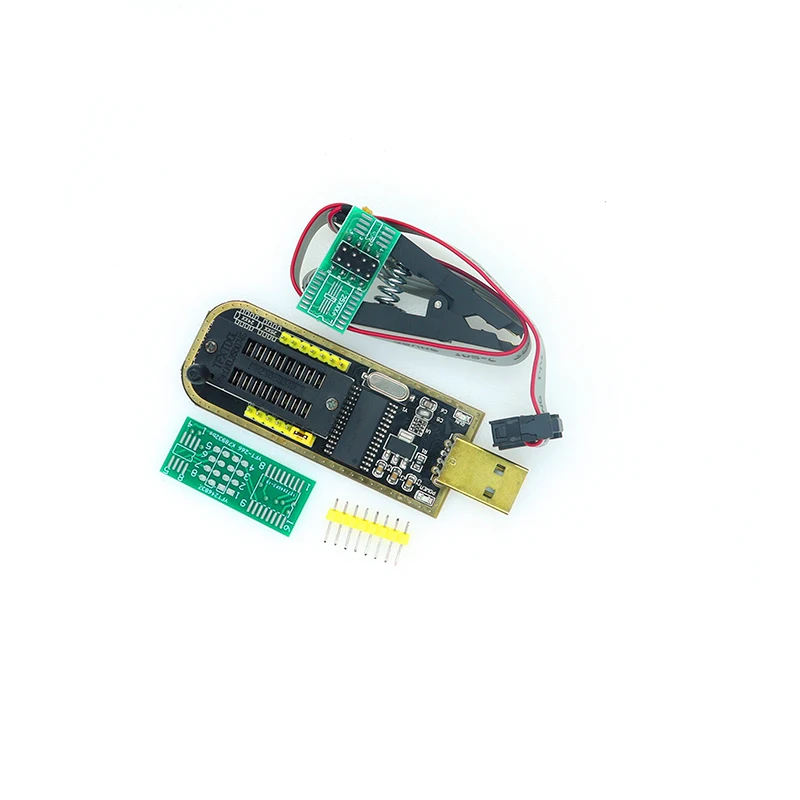 Moduł programator USB BIOS Flash EEPROM z serii CH341 24 25 + klip testowy SOIC8 SOP8 do EEPROM 93CXX / 25CXX / 24CXX — zdjęcie 4