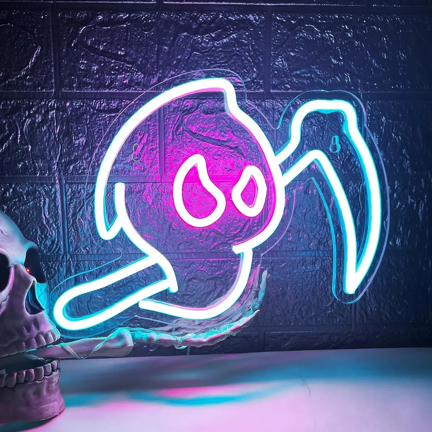 

Ghost Halloween Grim Reaper Neon Light for Wall Decor LED Ghost Shape Neon Signs for Halloween Party Bar Room Decor Kids Gifts