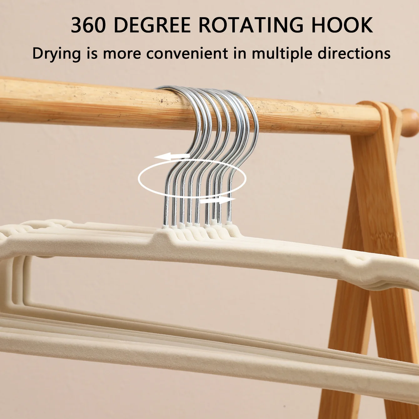 10/20Pcs Square Velvet Hangers, New Thickened Durable Velvet Hangers for Clothes and Pants, Non-Slip, Non-Bulging, Suitable for Home and Dormitory