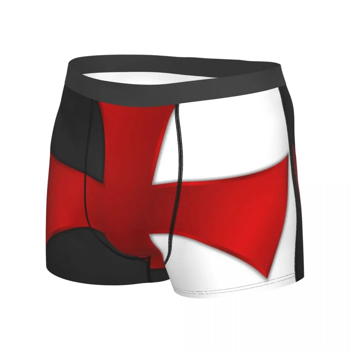 Men Templar Flag Freemason Mason Underwear Sexy Boxer Briefs Shorts Panties Male Polyester Underpants