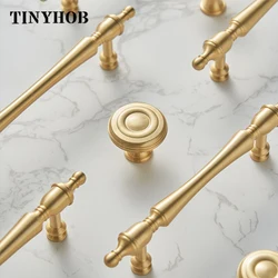 Modern /Solid Brass Furniture Handles for Cabinets and Drawers  Wardrobe Dresser Cupboard / Bedroom Drawers Knobs and Handles