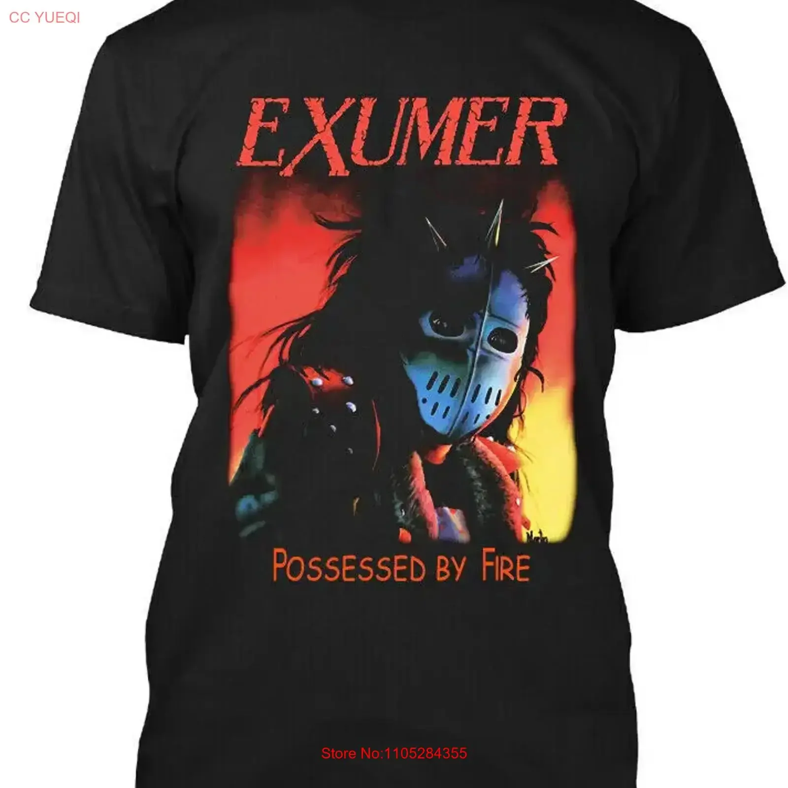Limited New Exumer Possessed by Fire German Thrash Metal Band Logo T Shirt S 4XL vintage Washed Versatile Stretched Soft