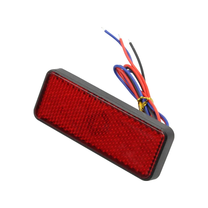 Luz LED trasera modificada para motocicleta, Reflector Led para coche eléctrico, luz trasera de freno de 24LED, luz lateral para camión