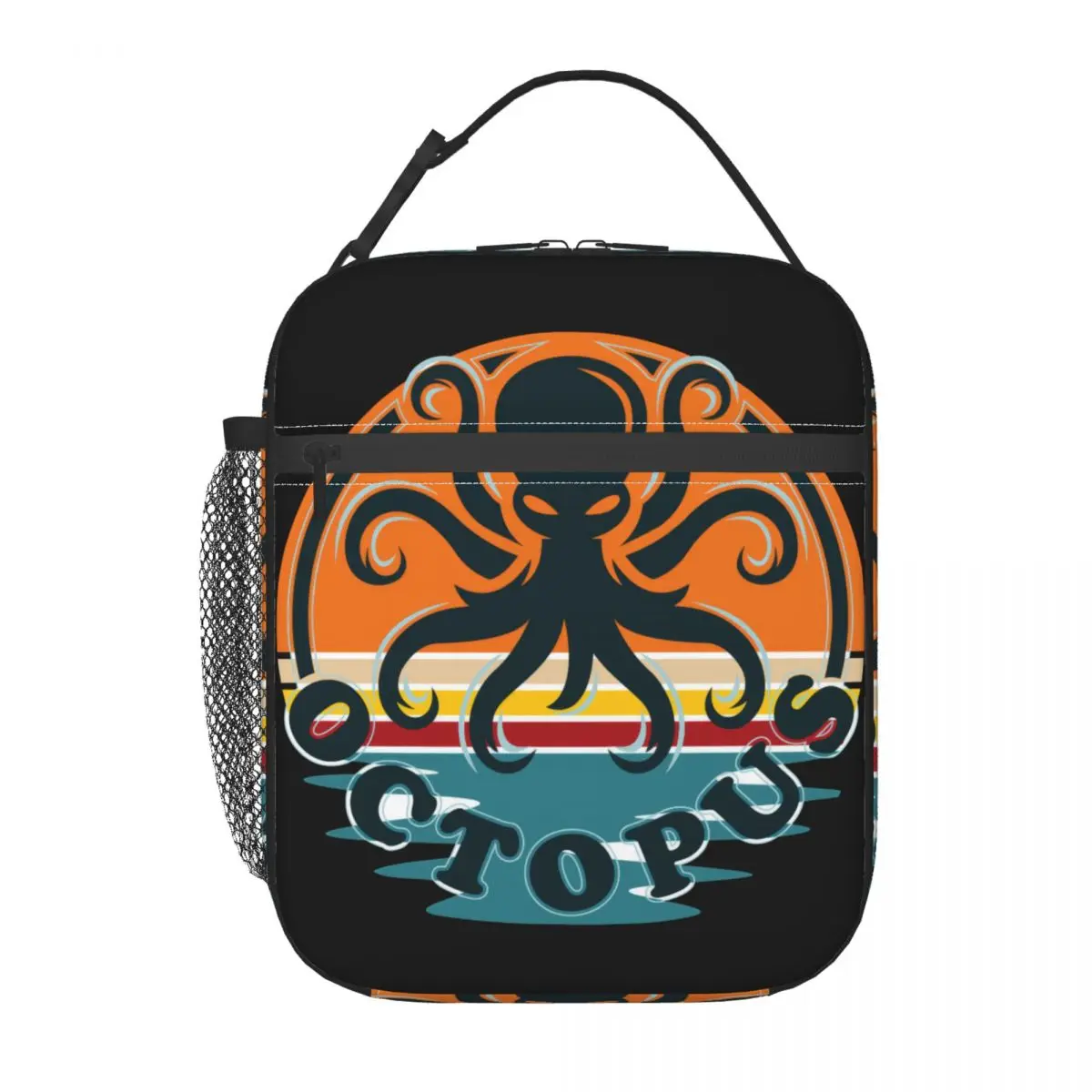 

Octopus Insulated Lunch Bag Tote Food Handbag