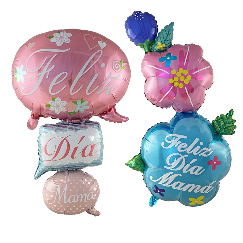 Spanisch Happy Mother's Day Folienballons Feliz Dia Mama Ballon Muttertagsdekorationen Muttergeschenke