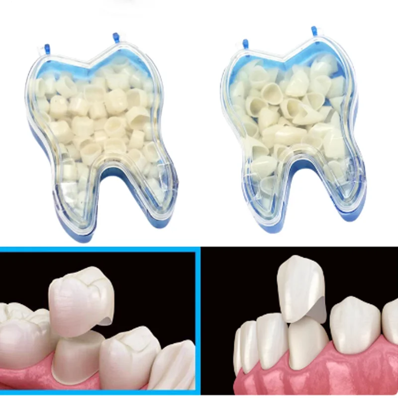 Couronne Dentaire Temporaire, Matériel pour Dentiste Avant ou Postérieur, Outils Dentaires, Équipement Dentiste, 1 Boîte