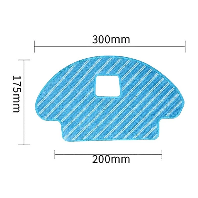 Varrendo Robô Substituição Mop, Microfibra Mop, Wet Wipe, Compatível para Ecovacs Deebot Ozmo 930 Peças de Aspirador, 5 pcs