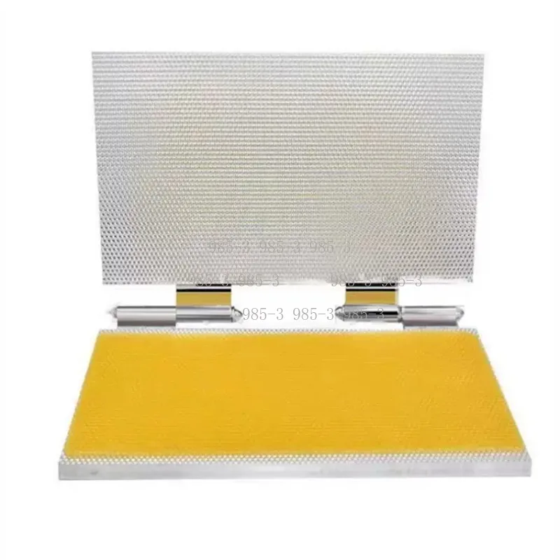 Manual Beeswax Foundation Mold, Aluminum Alloy Comb Embossing Tool for Western & Eastern Beehive Equipment