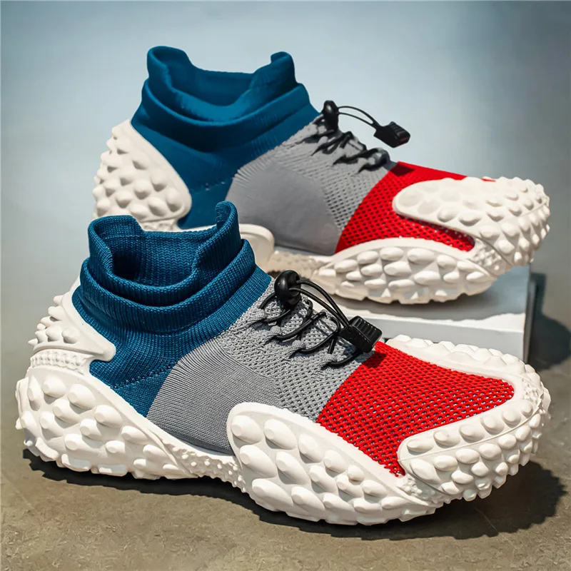 

Men's Sneakers and Casual Shoes Breathable Mesh Sports Shoes for Men Comfortable Jogging Shoe Non Slip Outdoor Walking Shoe