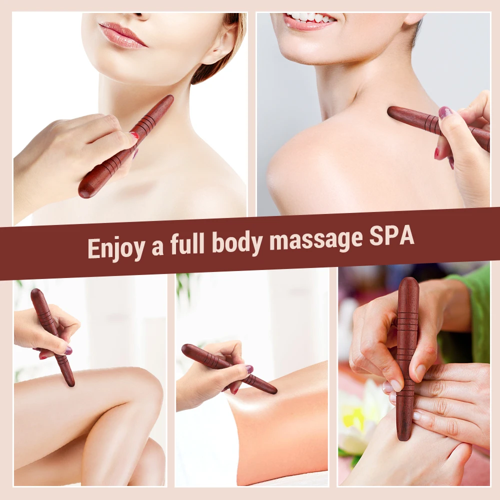 

Wooden Massage Stick Multifunctional Acupoint Wooden Meridian Pen Foot Acupoint Massage Tools Acupoint Massage Tool