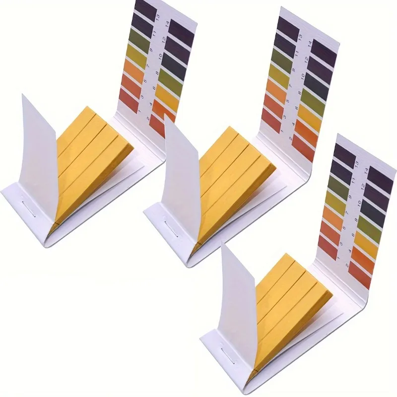 2packs PH.1-14 Test Paper Extensive Test Paper Litmus Test Paper 80 Strips PH Test With Storage Case