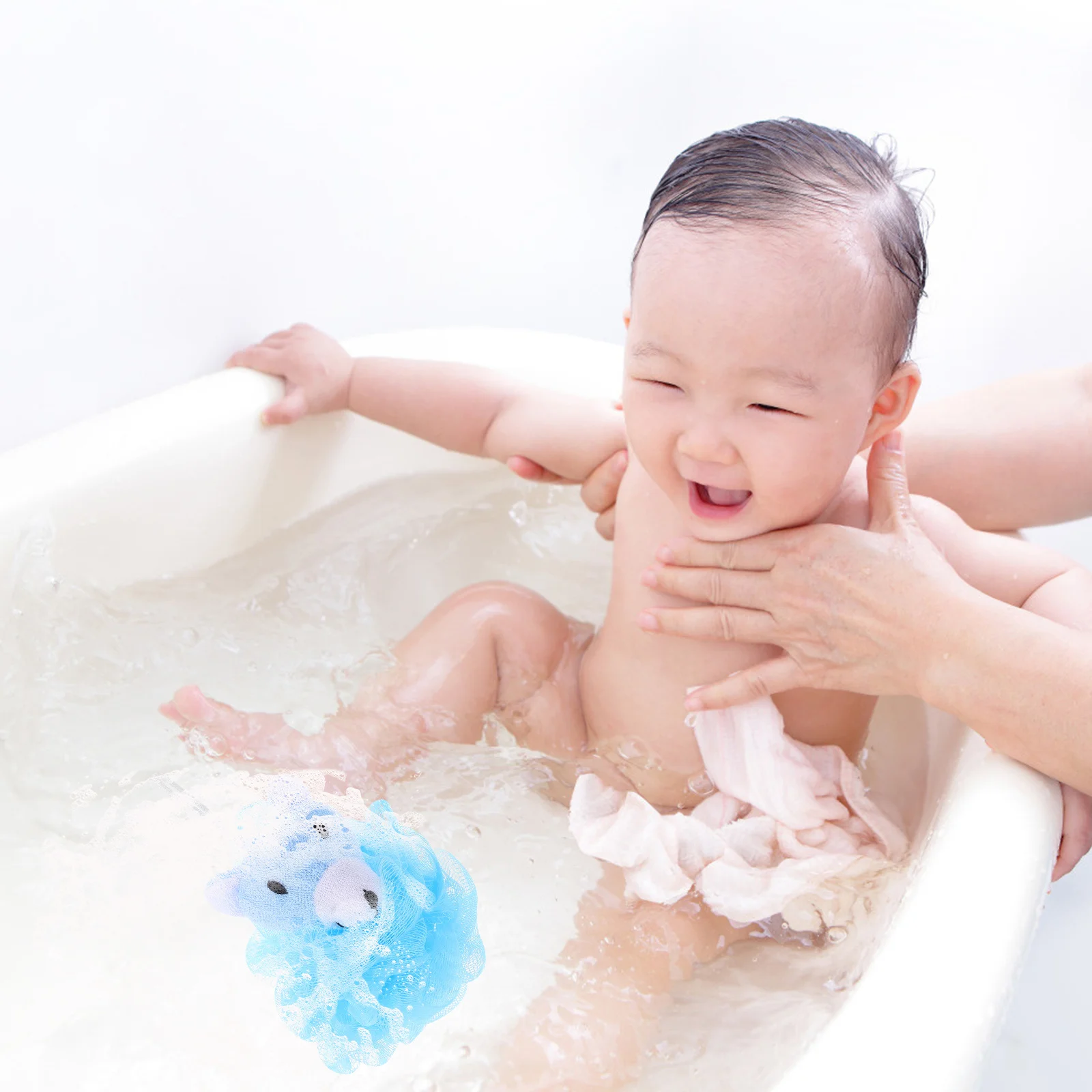 

4Pcs Cartoon Bath Loofah Sponge Animal Design Shower Puff Rich Foam Baby Shower Flowers Design Bath Loofah Sponge