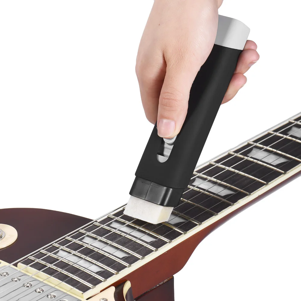 Guitar Strings Cleaning Tool Derusting Lubricating Felt String Maintenance Kit Luthier Tool for Guitar Bass Violin Cello