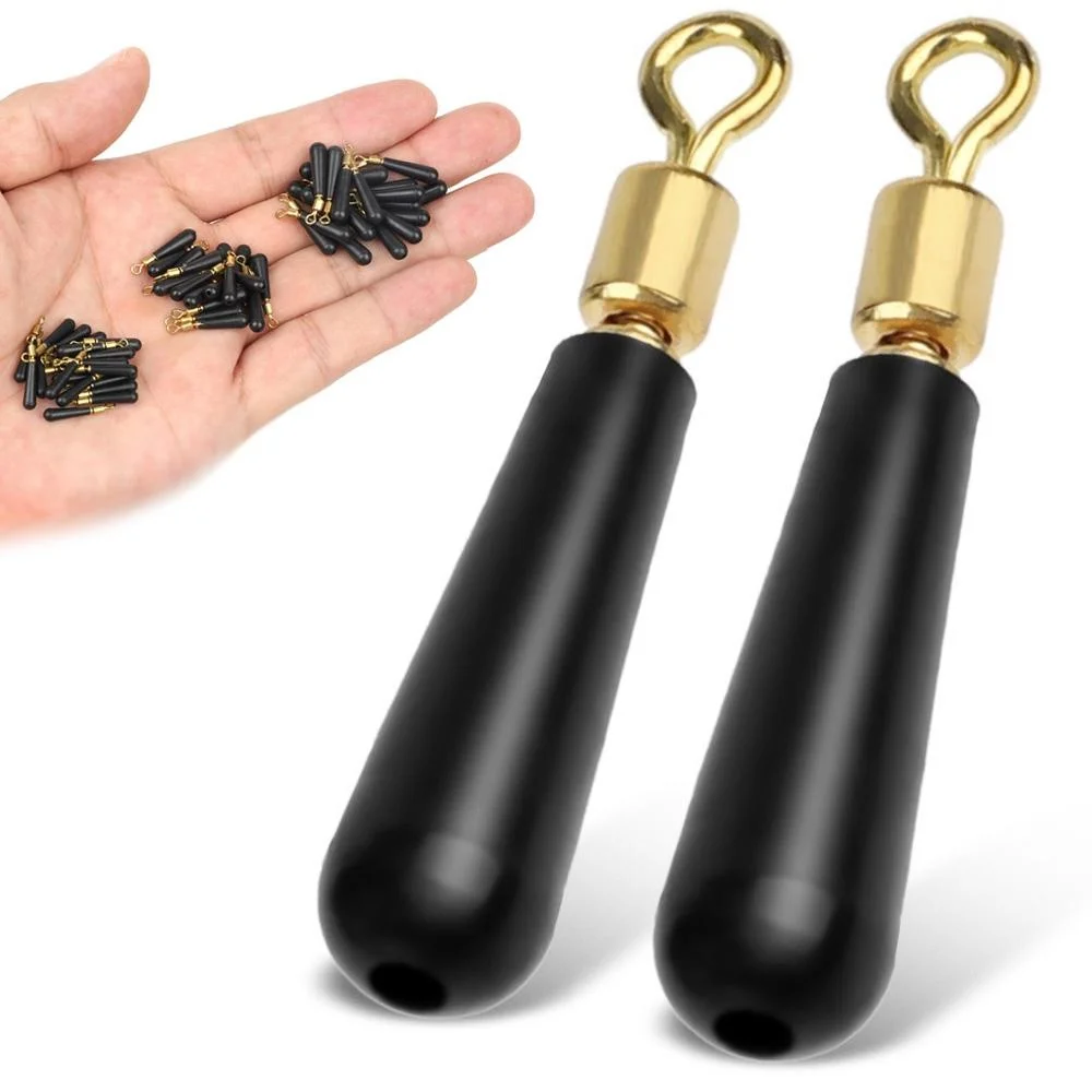 Flysand 50 stücke hochwertige drift fischerei schwimmt sitz kupfer kopf gummi bobber für led fishing float rotation bojen sitz