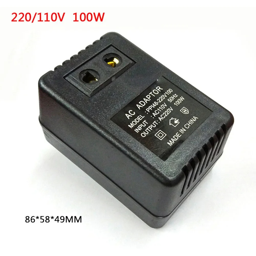 Business Trips AC 220V To 110V Transformer Power Converter Easy To Use Efficient Transformer Plastic And Metal