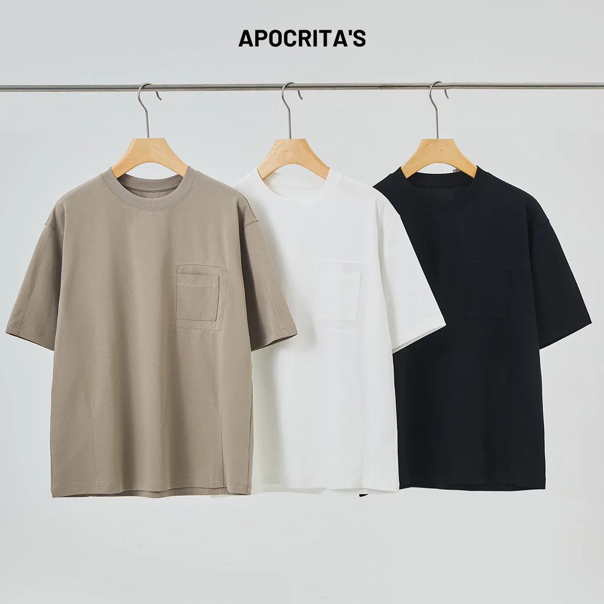 

Мужская футболка с коротким рукавом, повседневная, свободного кроя, универсальная, летняя, многослойная, базовая, удобная, из смесового хлопка, до плеч