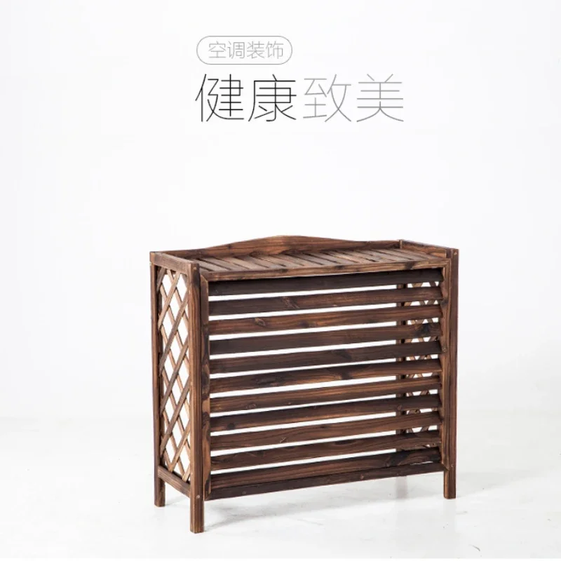 external hood, blinds, protective cover, anti-corrosion wood decoration, shielding and beautifying rack