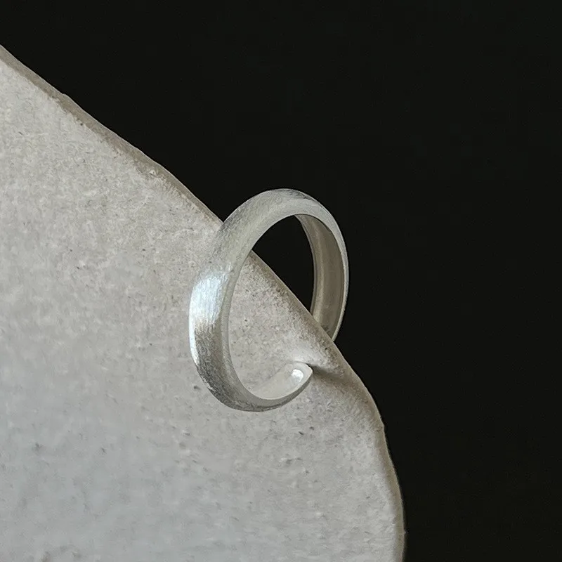 PANJBJ 925 Sterling Silber Perle Unregelmäßigen Ring für Frauen Shell Überlappende Hohl Süße Design Schmuck Geschenk Dropshipping – Detail 22