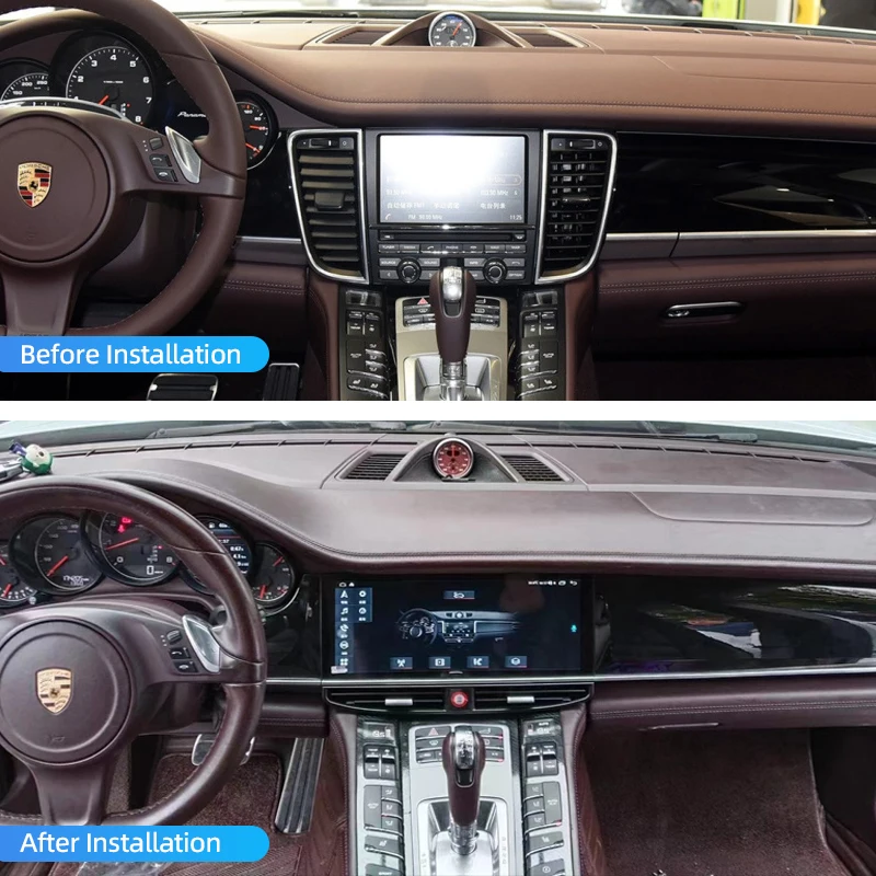 12.3 Inch Dvd Autoradio Stereo Android Touchscreen Multimedia Speler Carplay Gps Navigatie voor Porsche Panamera 2010-2016