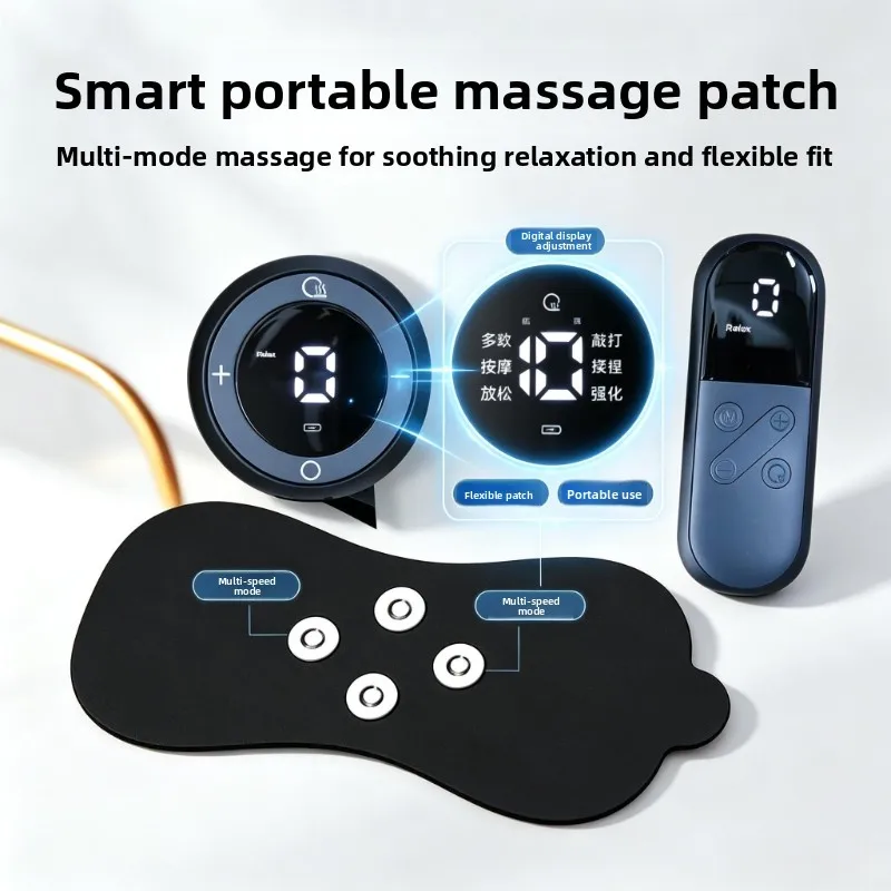 Heated Multi‑Function Massage Sticker  Low Frequency Neck Shoulder Massager  Portable Health Care for Hand Foot Training