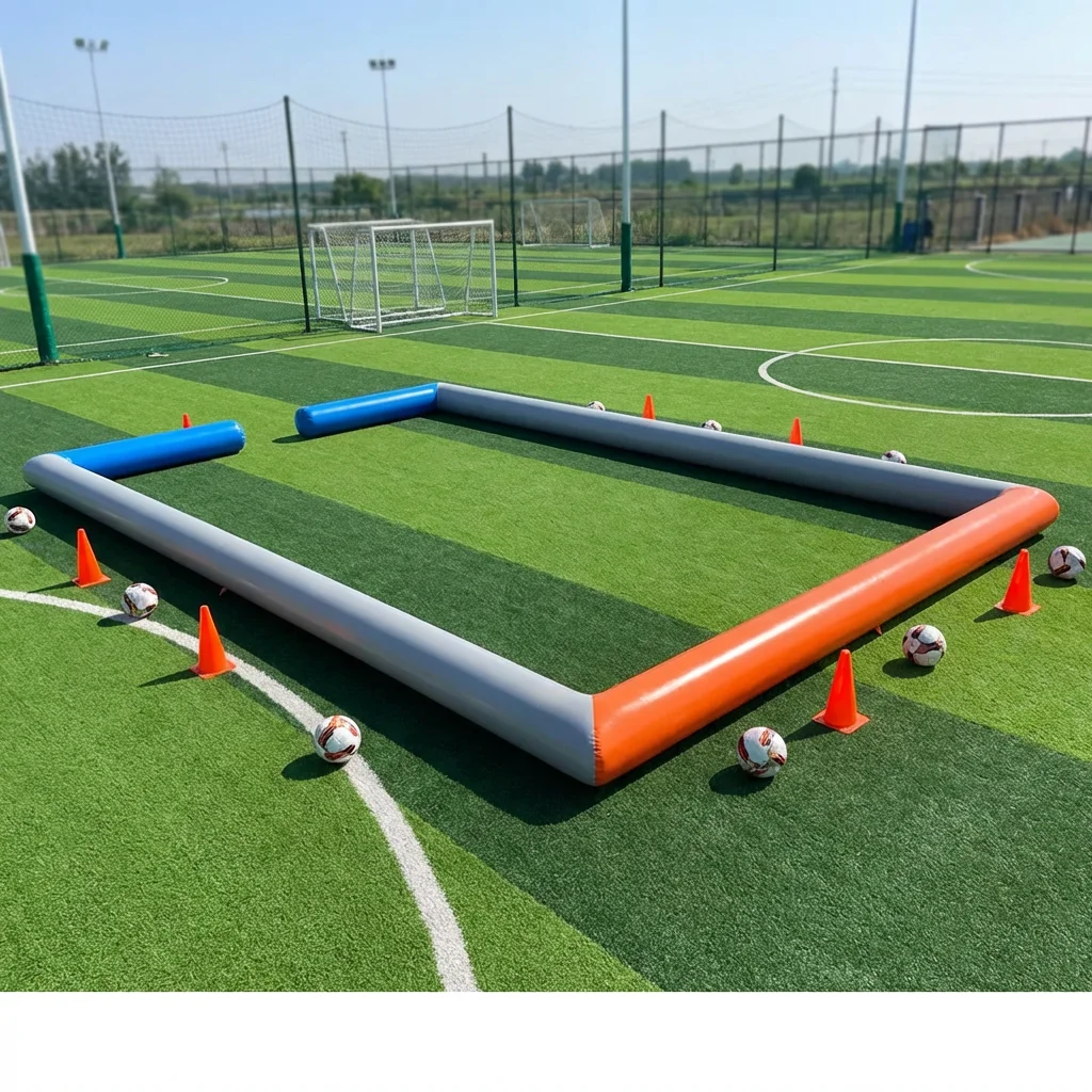 Inflatable 3v3 Football Pitch Hot Sale 3v3 Soccer Field Commercial Air Pitch 3v3 for Sport Game