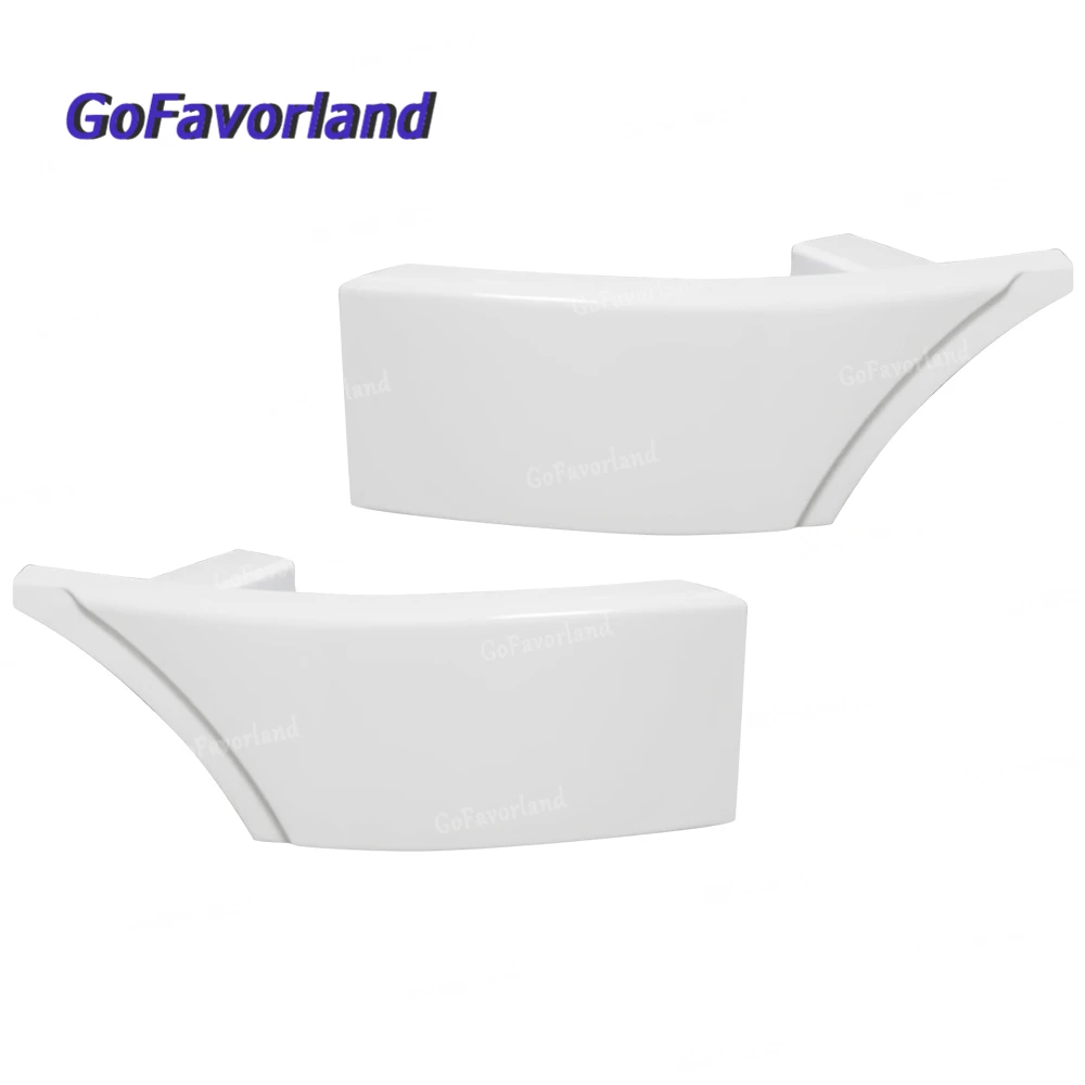 

Pair White Front Left Right Side Bumper Filler Trim Panels Plastic 52513-35100 52512-35100 For Toyota FJ Cruiser 2007-2014