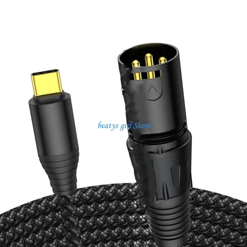 C7AB To C Cable Featuring Flexible Braiding For In Music Production