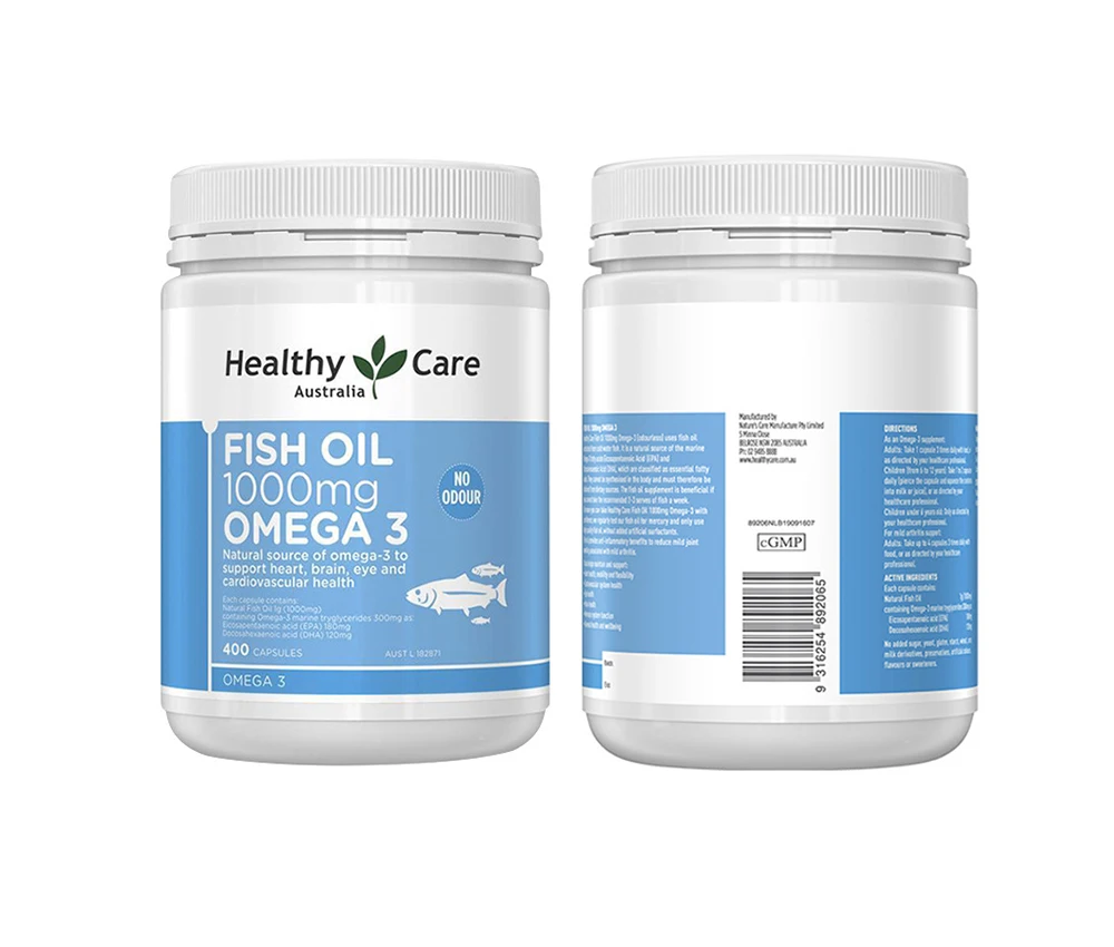 deep-sea fish oil fish oil soft capsule Australian cod liver oil omega 3 middle-aged elderly health care products free shipping