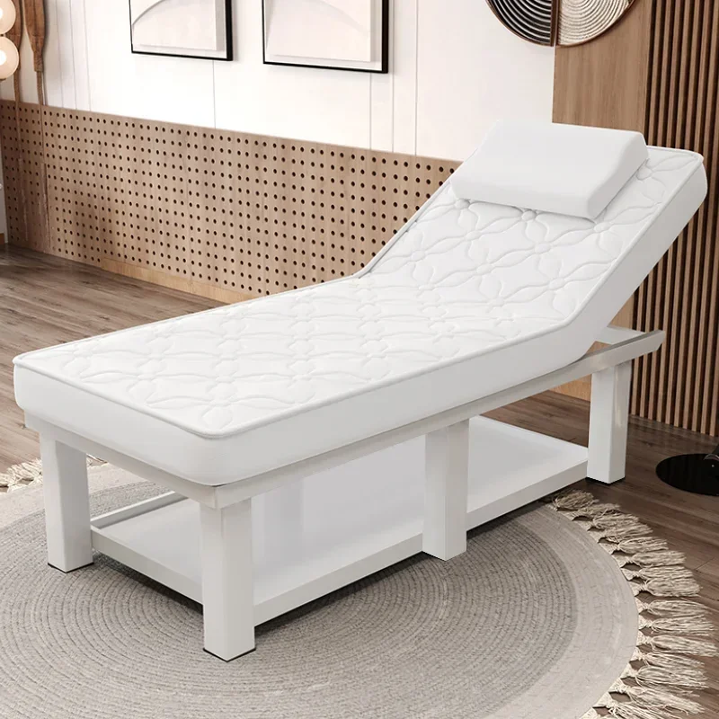 وسادة من اللاتكس تدليك ماركيز صالون تجميل نقالة تطبيق مستلق الرموش سرير احترافي Mueble باديكير سرير #5