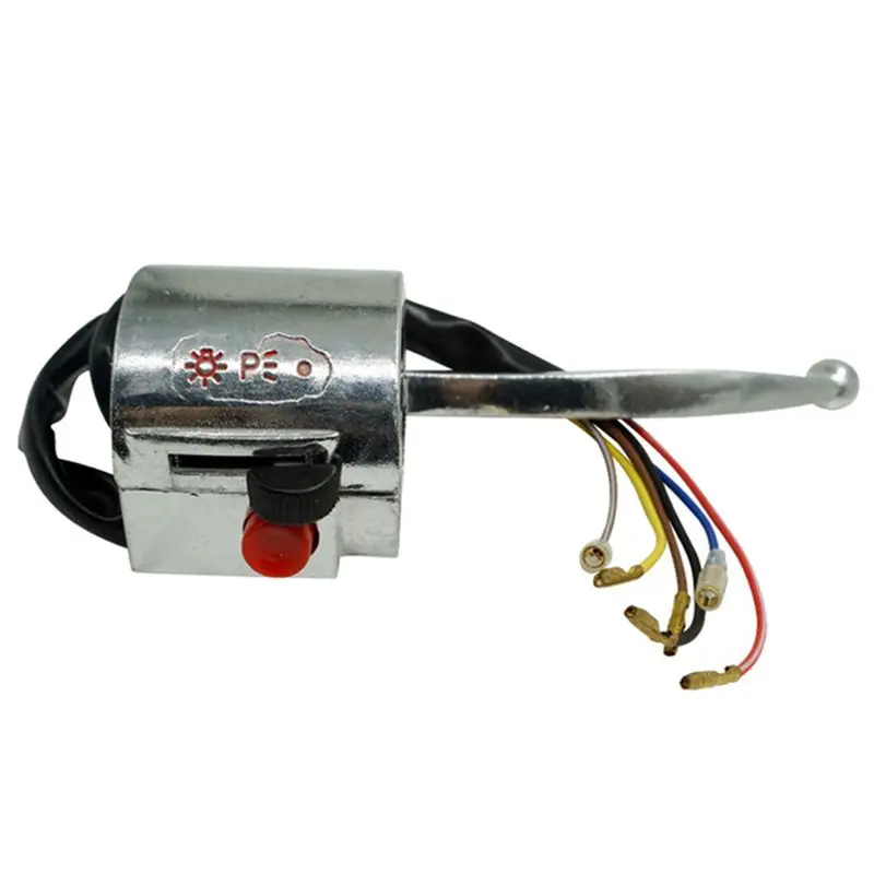 6 Set 7/8 Inch 22Mm Handlebar Switch Assembly Horn High/Low Turn Signal Switch Control For Jialing JH70 JH90-A08Q
