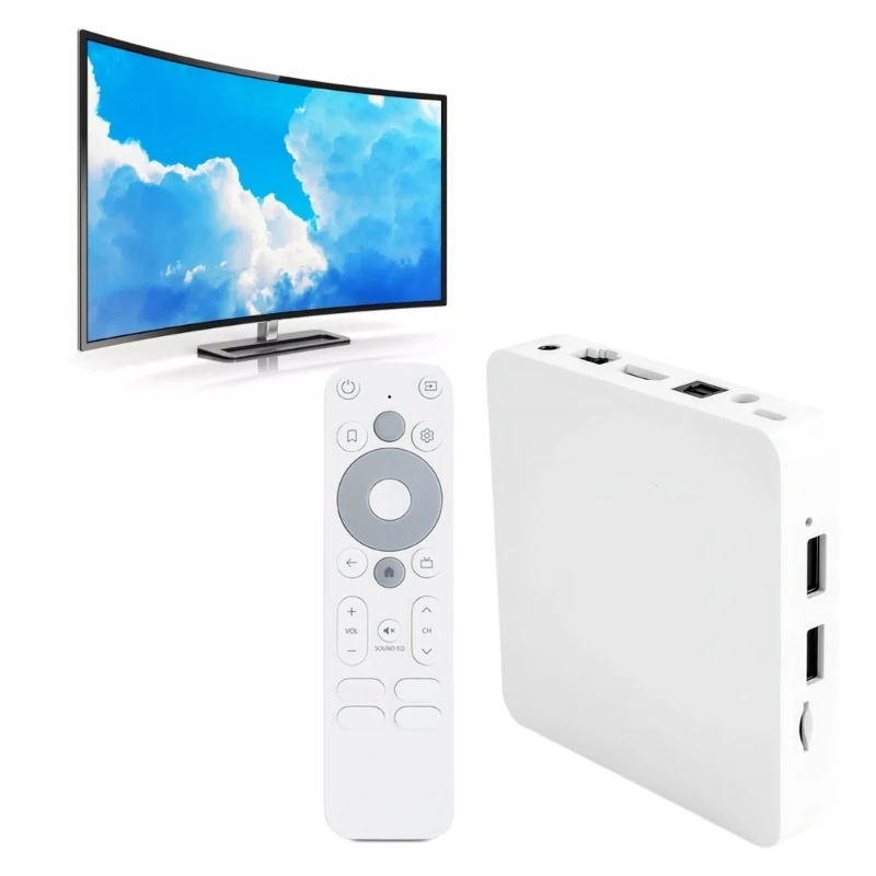 

Advanced Media Player Box 4K Box for Highly Quality Streaming and Gamings D46B