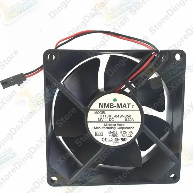 

g For NMB 3110KL-04W-B50 8025 DC12V 0.3A 8CM 2-Pin Inverter DC Fan