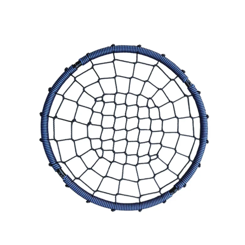 Diameter 100CM Round Nest Rope Swing Indoor Outdoor Net Rope Stout Swing Hanging Chair Climbing Exercise Shake