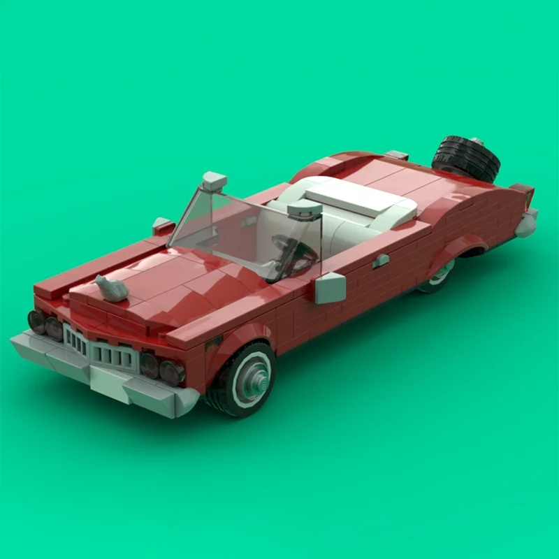 264 قطعة MOC الطراز القديم ليموزين مدينة أبطال نموذج اللبنات العمارة لتقوم بها بنفسك ألعاب إبداعية التعليم هدية الكريسماس للأطفال #4