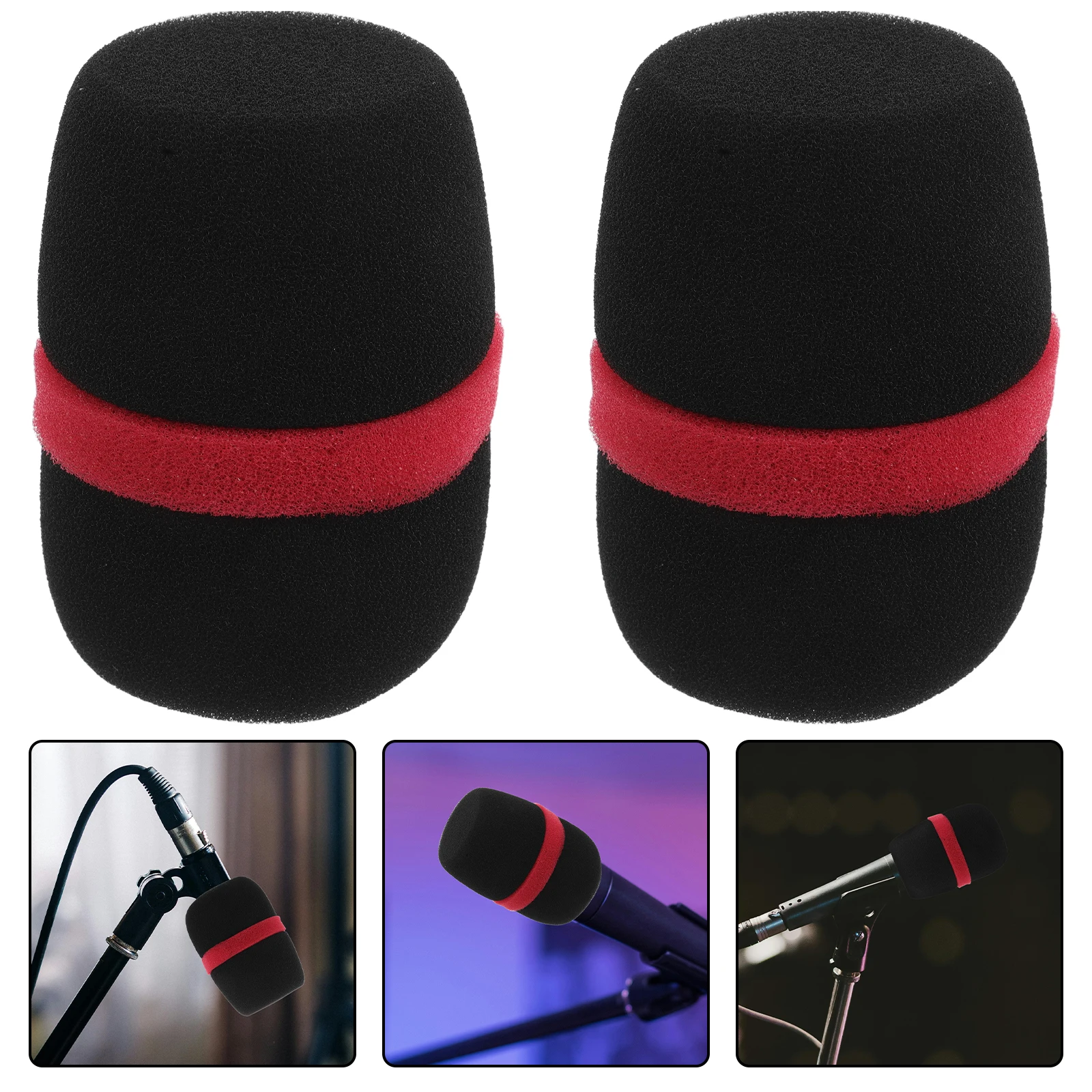 

Microphone Sponge Cover Covers for Colorful Sleeves Handheld Windscreen Protective Protection Filter Shield