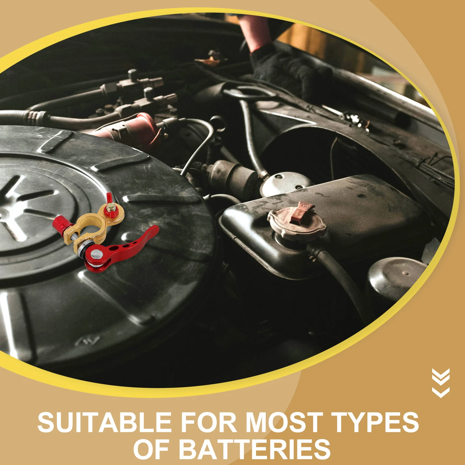 

Copper Car Connector Top Post Quick Disconnect For Vehicle Marine Boat Rv Truck Camper Terminal Clip For Car