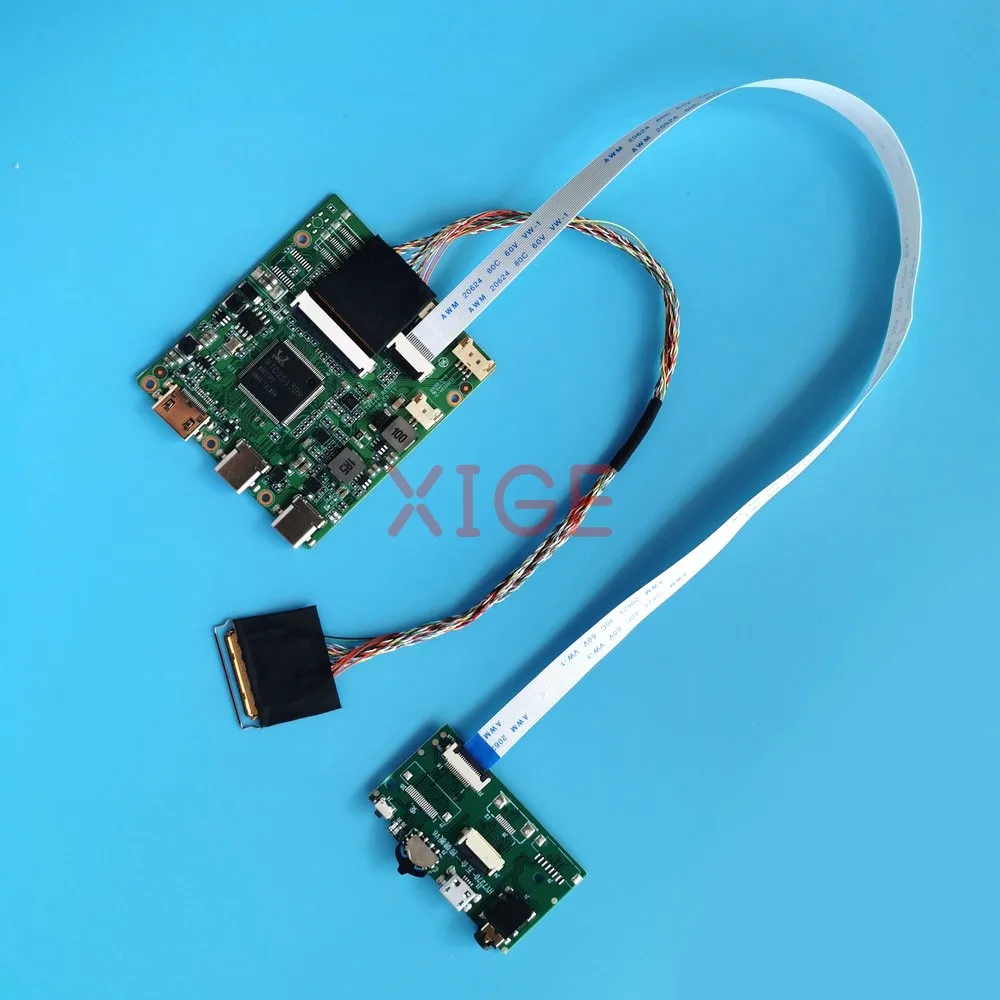 

DIY Kit Controller Driver Board For B173RW01 V0/V1/V2/V3/V4/V5 LVDS 40 Pin Mini-HDMI USB-C 17.3" Laptop Matrix TYPE-C 1600x900