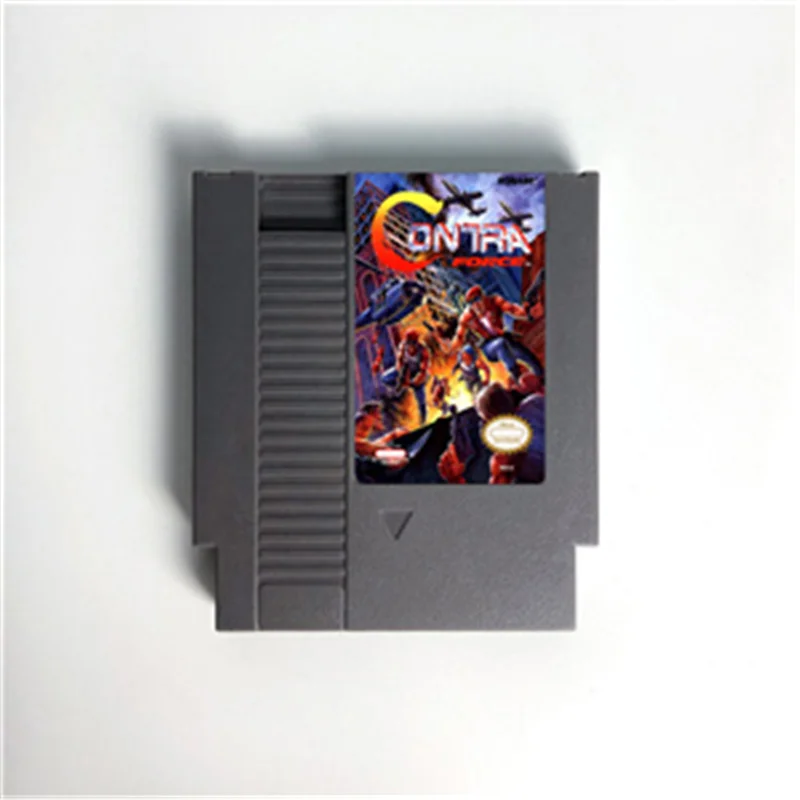 Game Cartridge  Contra or Contra Force for 72 PINS Game Console  Retro