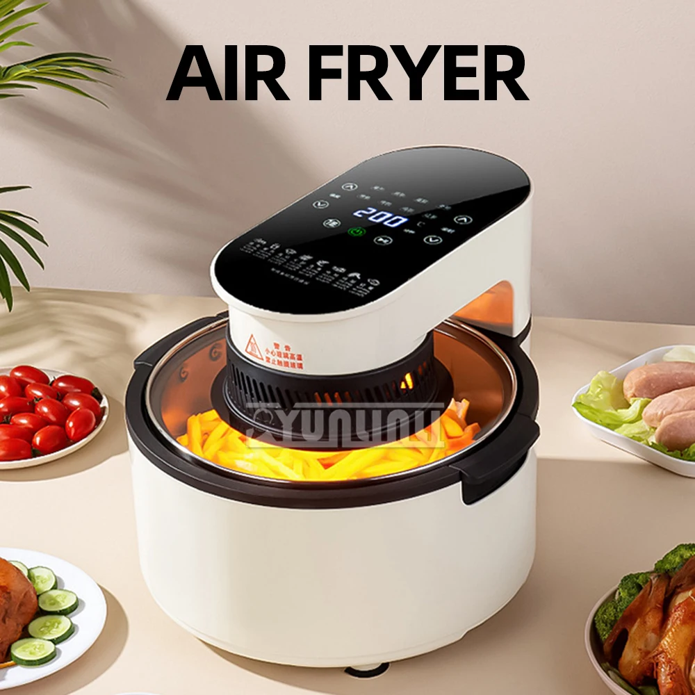 

Visible Air fryers Household Touch Screen Air Fryer Multi-function Intelligent oil-free electric fryer