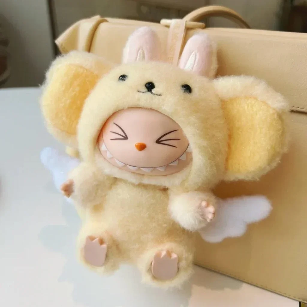 

In Stock For 17 cm labubu v1/v2/v3 For Ropa Labubu Doll Clothing Little Animal Cape Series cape Accessories