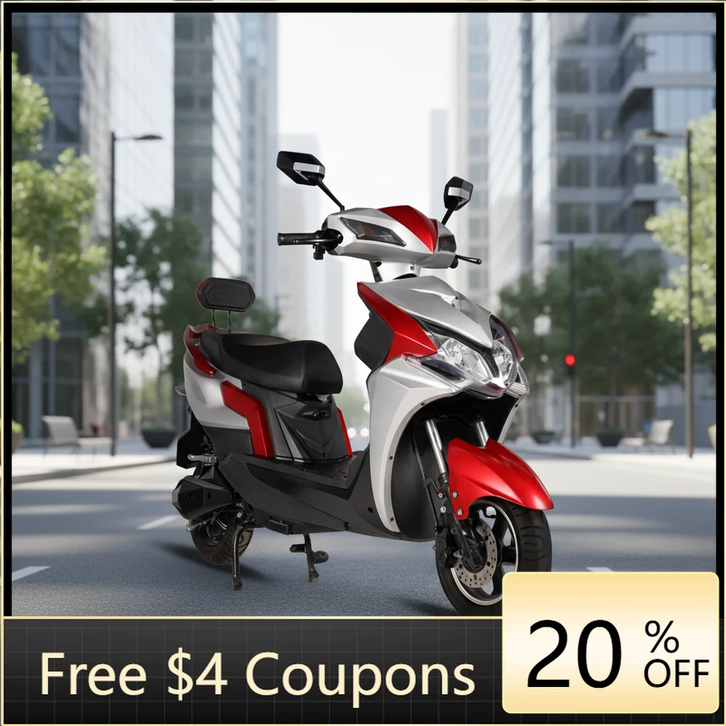 

yzhgbAdult electric scooter 60V 1000W electric scooter with seat and LED meter, suitable for short-distance movement