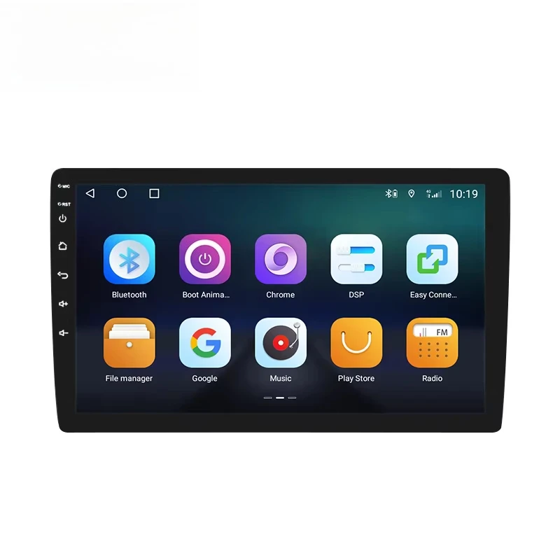 Reprodutor de carro Topway TS10 Android 10.0 com câmera de 7 polegadas 4gb 32gb 360
