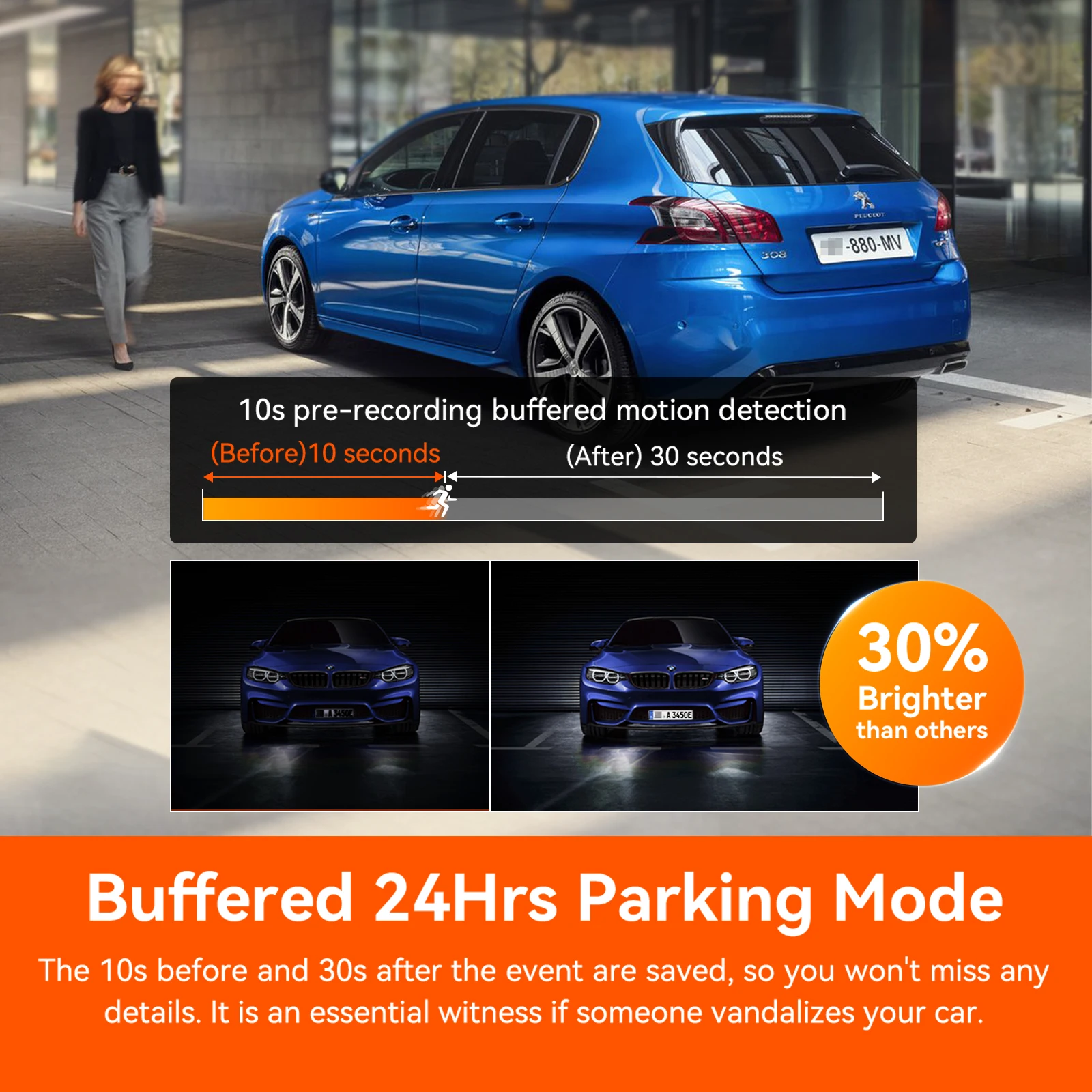 Vantrue N4 Pro Cámara de salpicadero WiFi 4K HDR de 3 canales para automóvil, cámara para automóvil con visión nocturna STARVIS 2, control por voz,