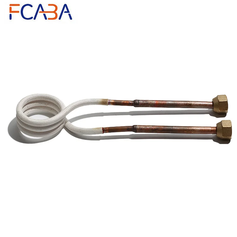 FCABA شكل دائري ID20mm-65mm عالية التردد التعريفي التدفئة لفائف النحاس الموضوع موصل لآلة عالية التردد #5