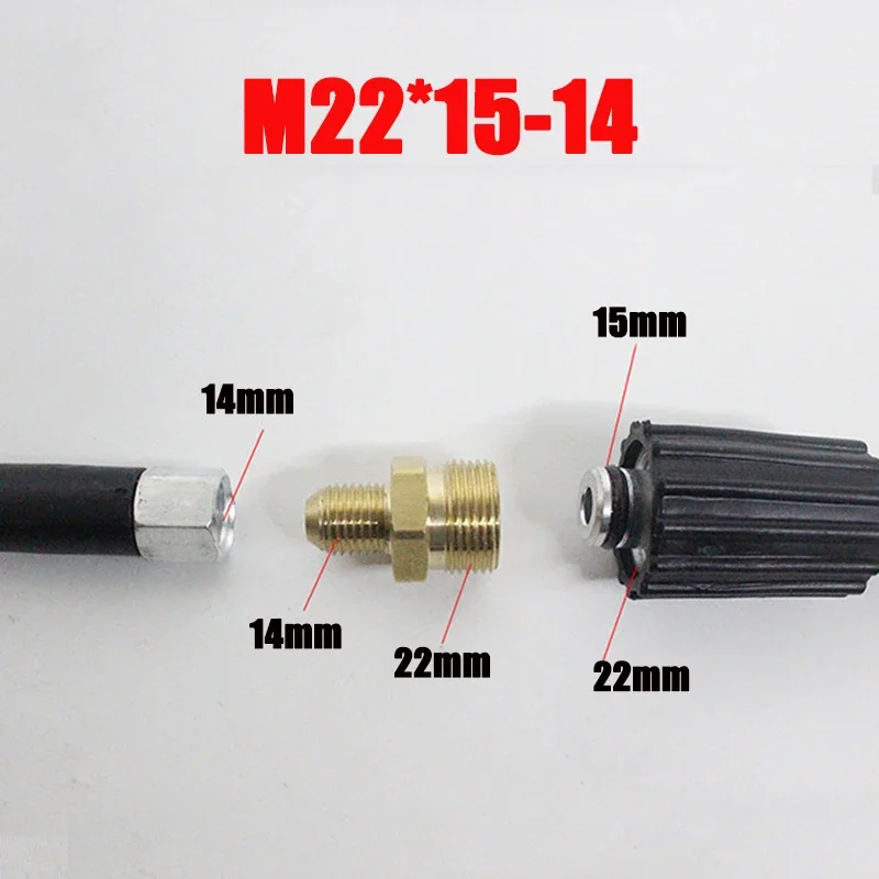 Pressure Washer Plug Hose Fitting Car Washer Accessories Cleaning Machine Water Pipe Cleaning Docking 1/4 Quick Plug Adapters